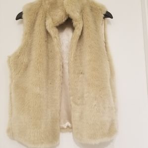 Dynamite faux fur vest, size M